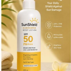 SunShield Sunscreen Body Lotion SPF 50 PA+++